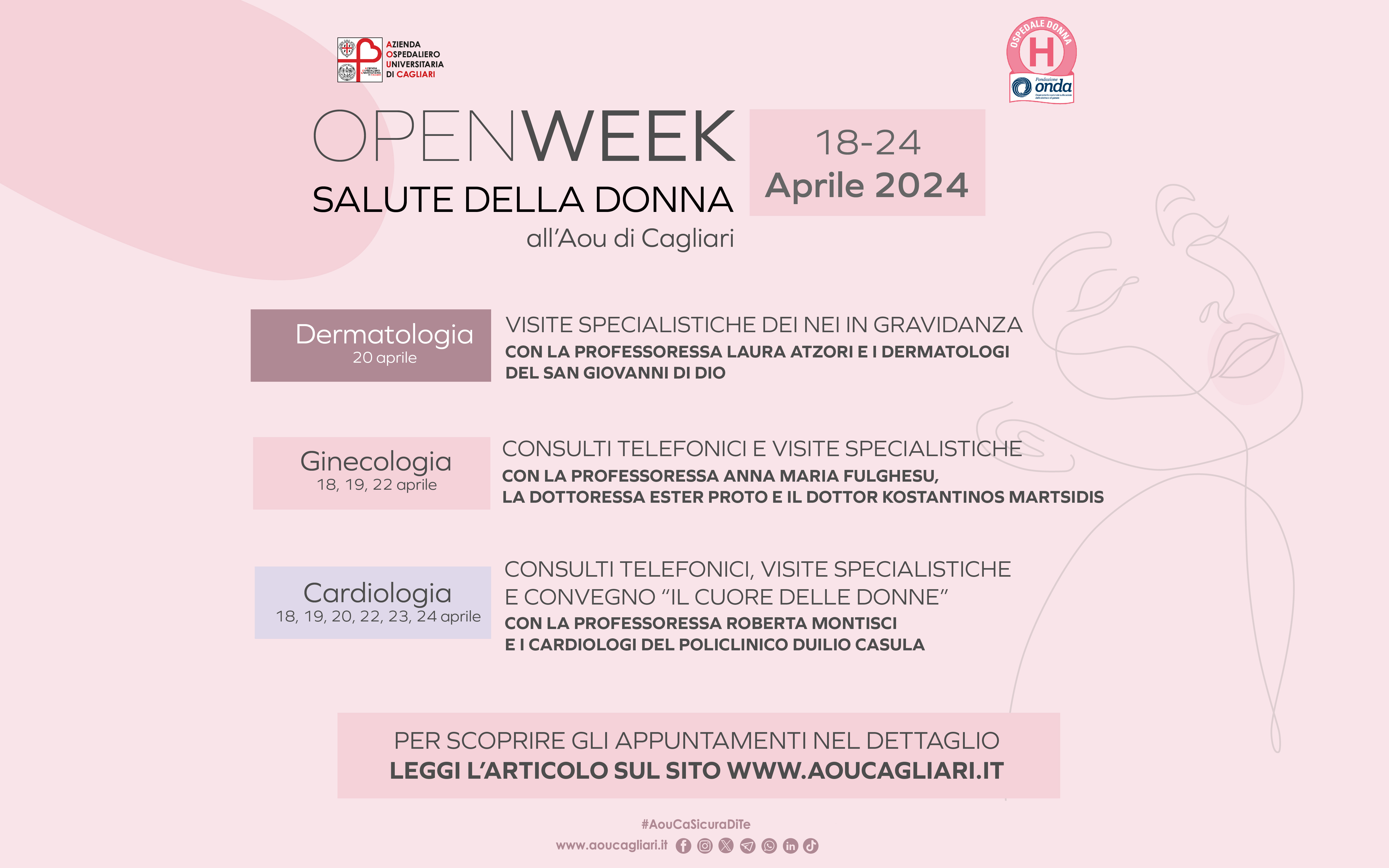 Open week sulla salute della donna - Azienda Ospedaliero-Universitaria di  Cagliari